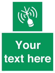 Custom sign safe condition Emergency position beacon